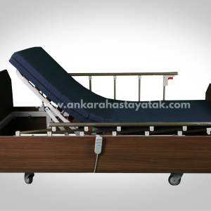 HK-90 2 Motorlu Ahşap Giydirme Hasta Karyolası